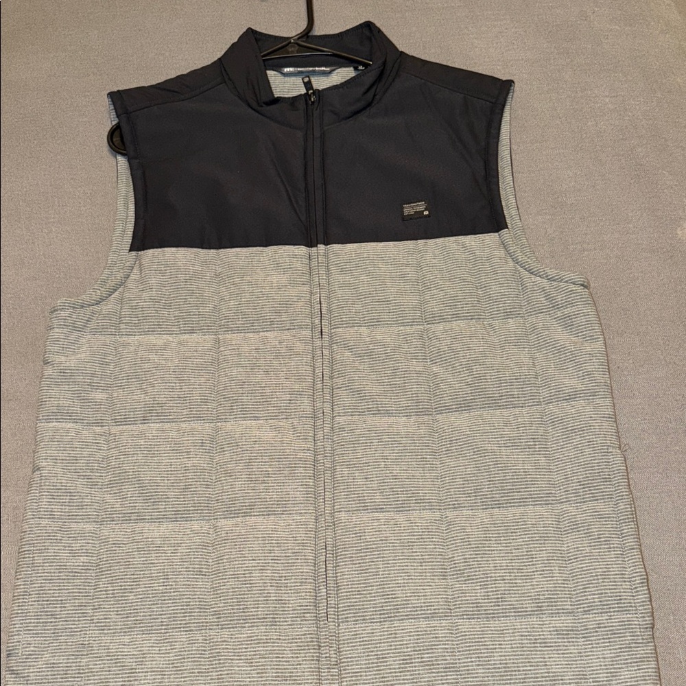 Travis Mathew Black and Gray Vest